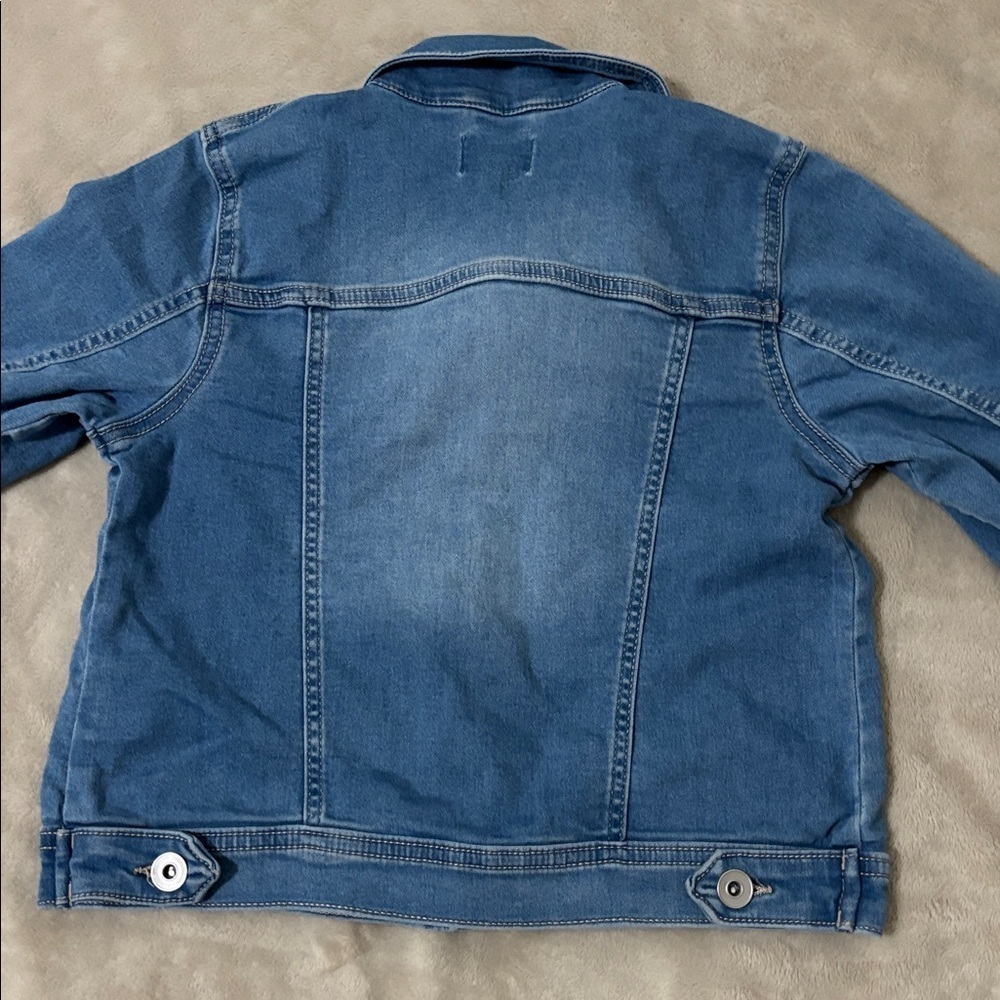Children’s Place Classic Blue Jean Jacket Size 7/8 - Picture 2 of 5
